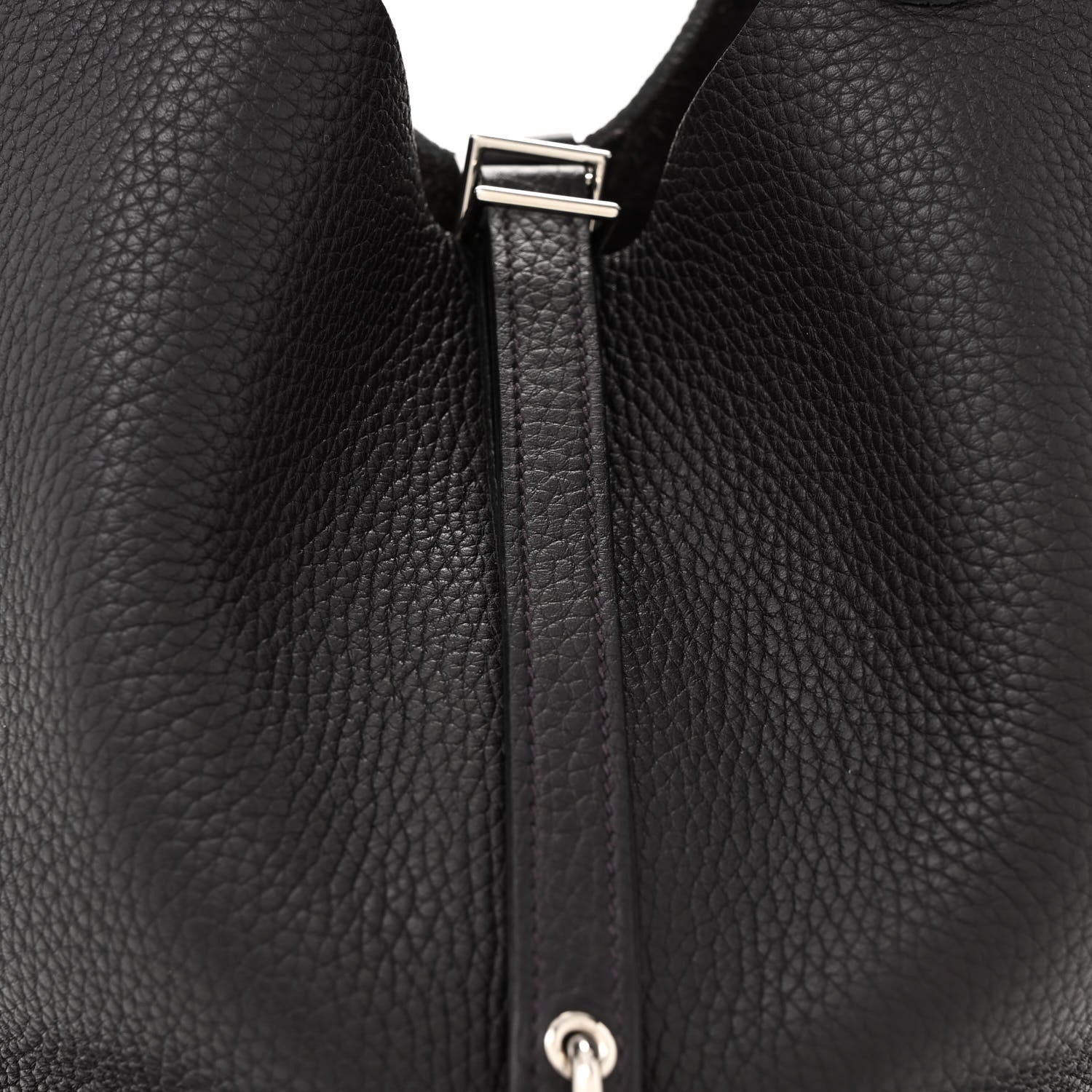 Hermes Taurillon Clemence Picotin Lock 18 PM Raisin 8 of 11