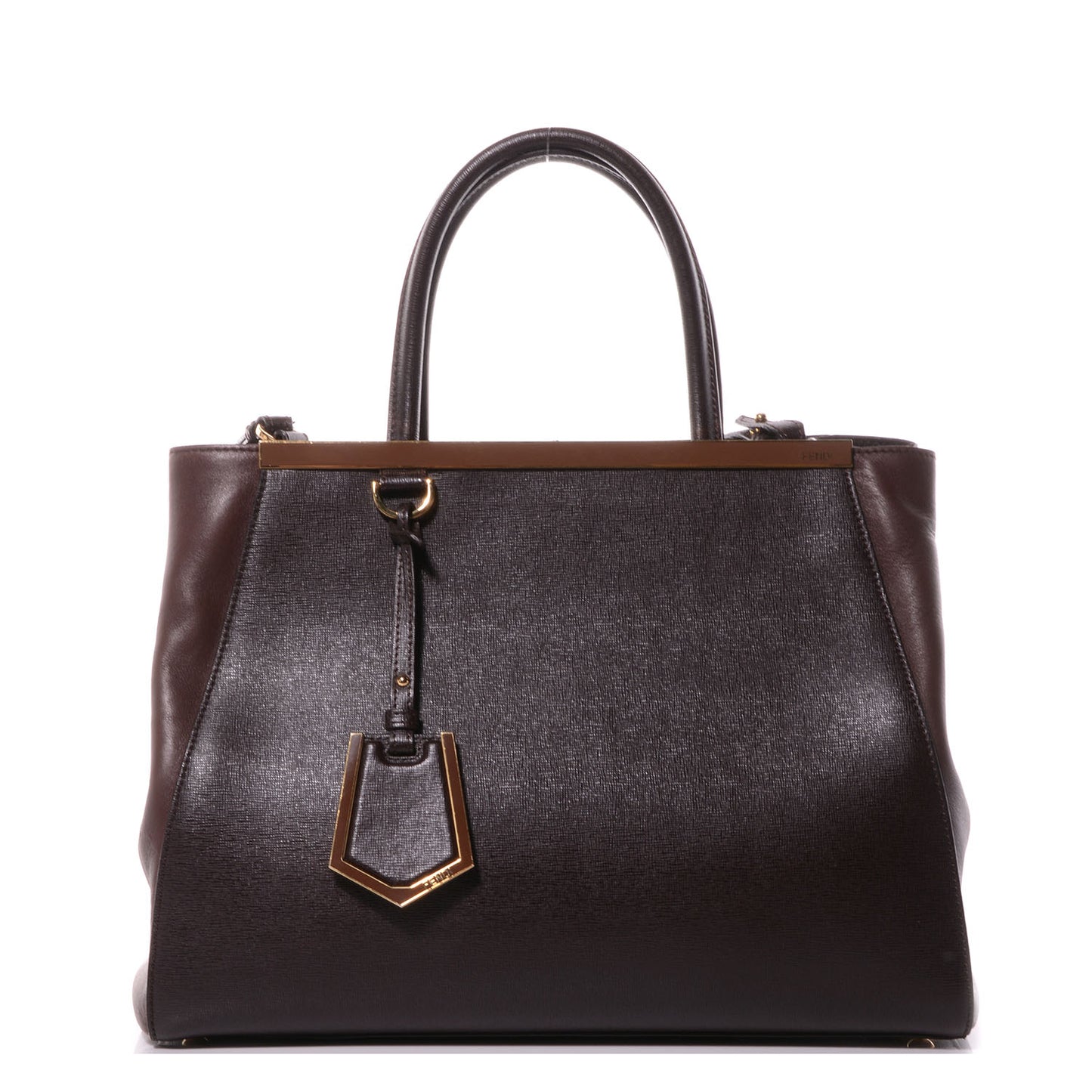 Vitello Elite Flamingo Regular 2Jours Tote Moro Marrone Nocciola