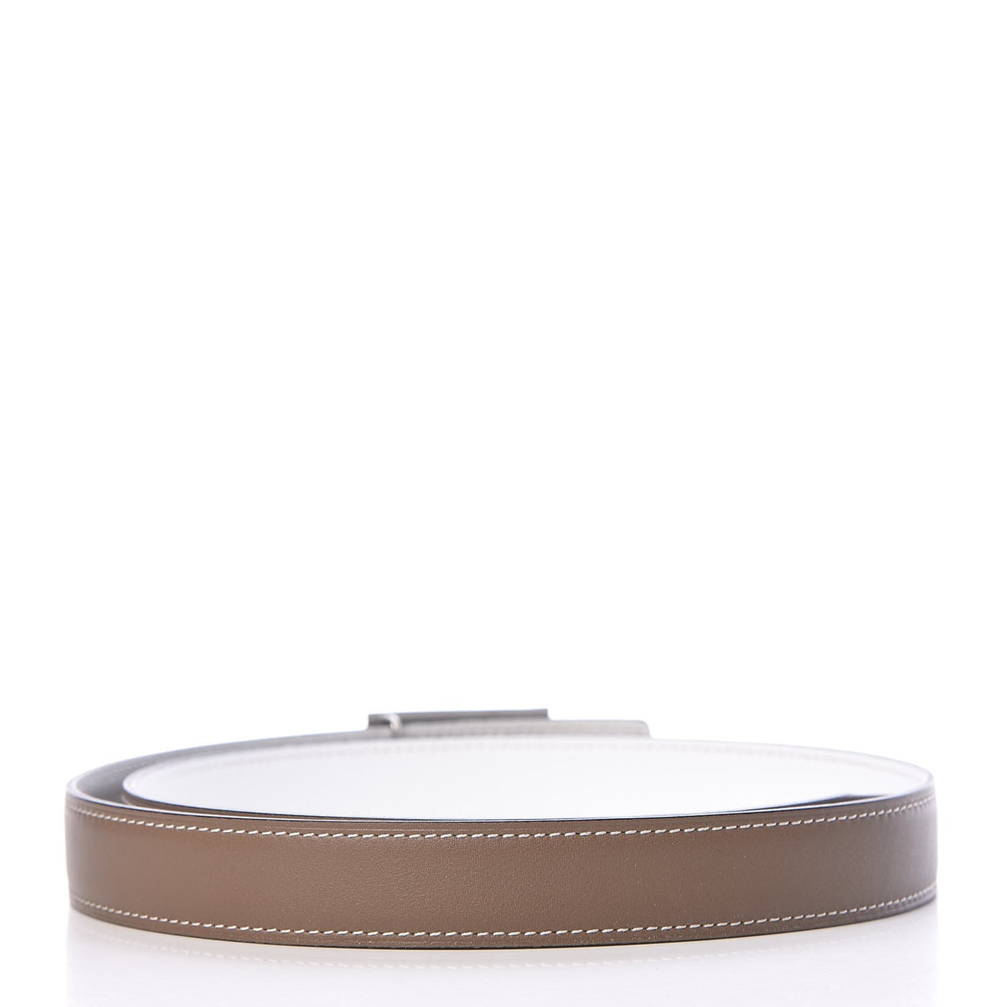 Epsom Swift 24mm Collier De Chien CDC Belt 80 White Etoupe