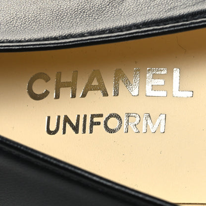 Chanel Lambskin Cap Toe CC Pumps 39 Black 7 of 7