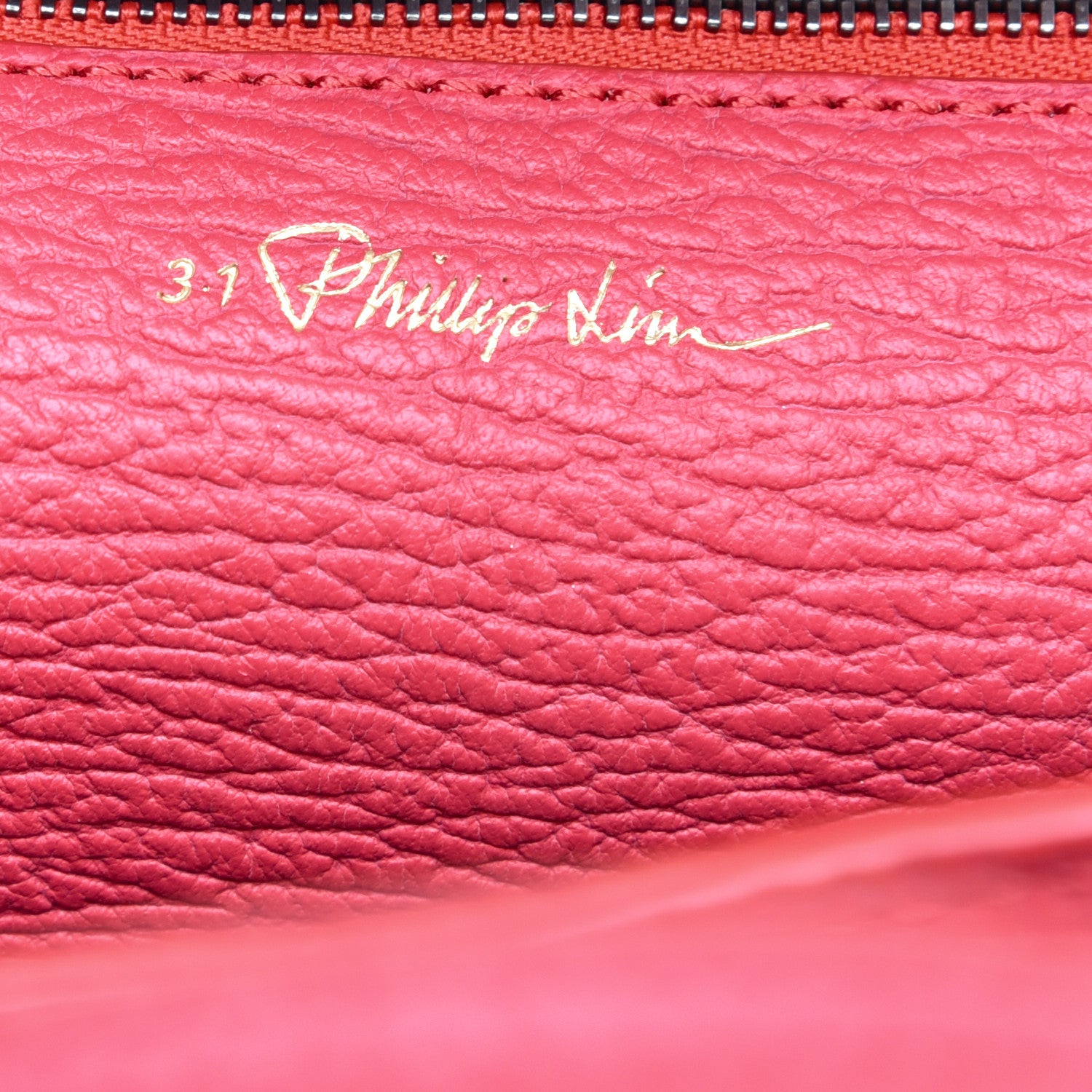 3.1 Phillip Lim Textured Calfskin Mini Pashli Satchel Raspberry 6 of 9