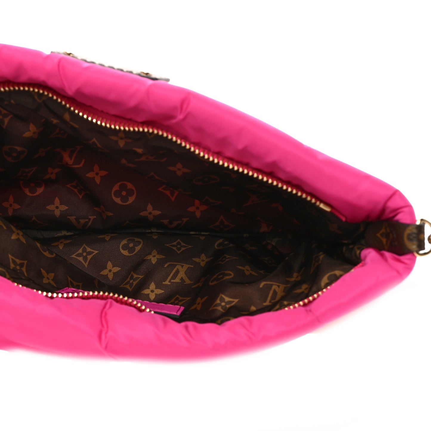 Econyl Monogram Pillow Maxi Multi Pochette Accessories Mini Pochette Fuchsia
