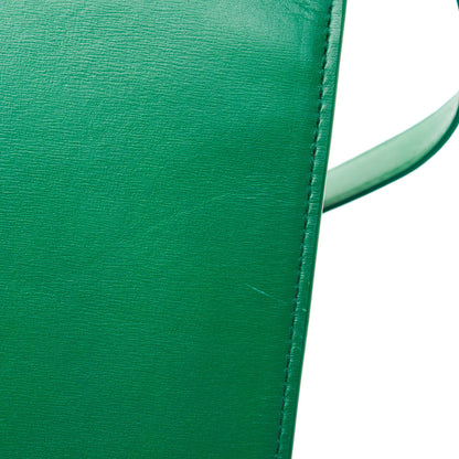 Bottega Veneta Box Calfskin Nappa Clip Bag Racing Green 11 of 12