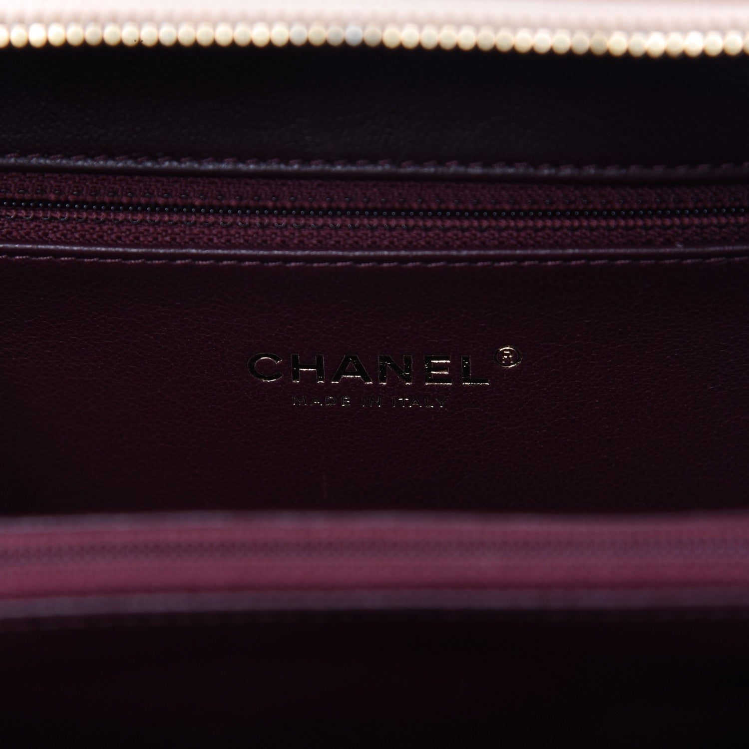 Chanel Caviar Quilted Medium CC Filigree Vanity Case Beige 8 of 10