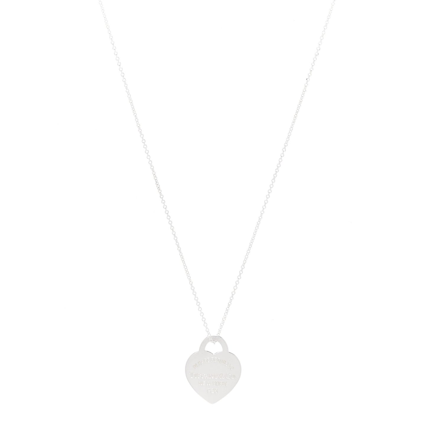 Sterling Silver Small Return to Tiffany Heart Pendant Necklace