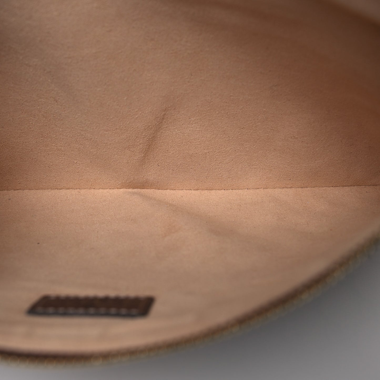 GG Supreme Monogram Large Ophidia Pouch Clutch Brown