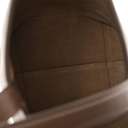 The Row Grained Calfskin Medium N/S Park Tote Dark Olive 5 of 9