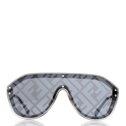 Fendi FF Fabulous Shield Sunglasses FF M0039/G/S Black 2 of 10