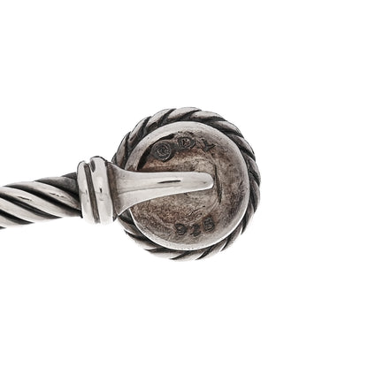 David Yurman Sterling Silver Pearl 3mm Chatelaine Bracelet 3 of 3