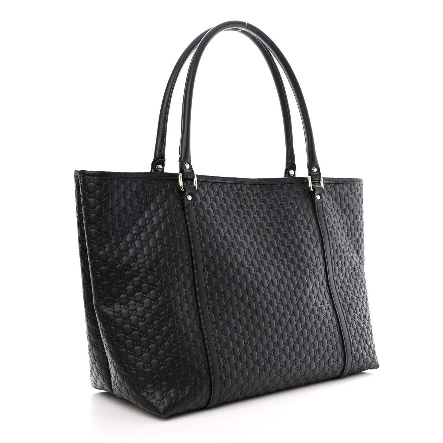 Microguccissima Medium Joy Tote Black