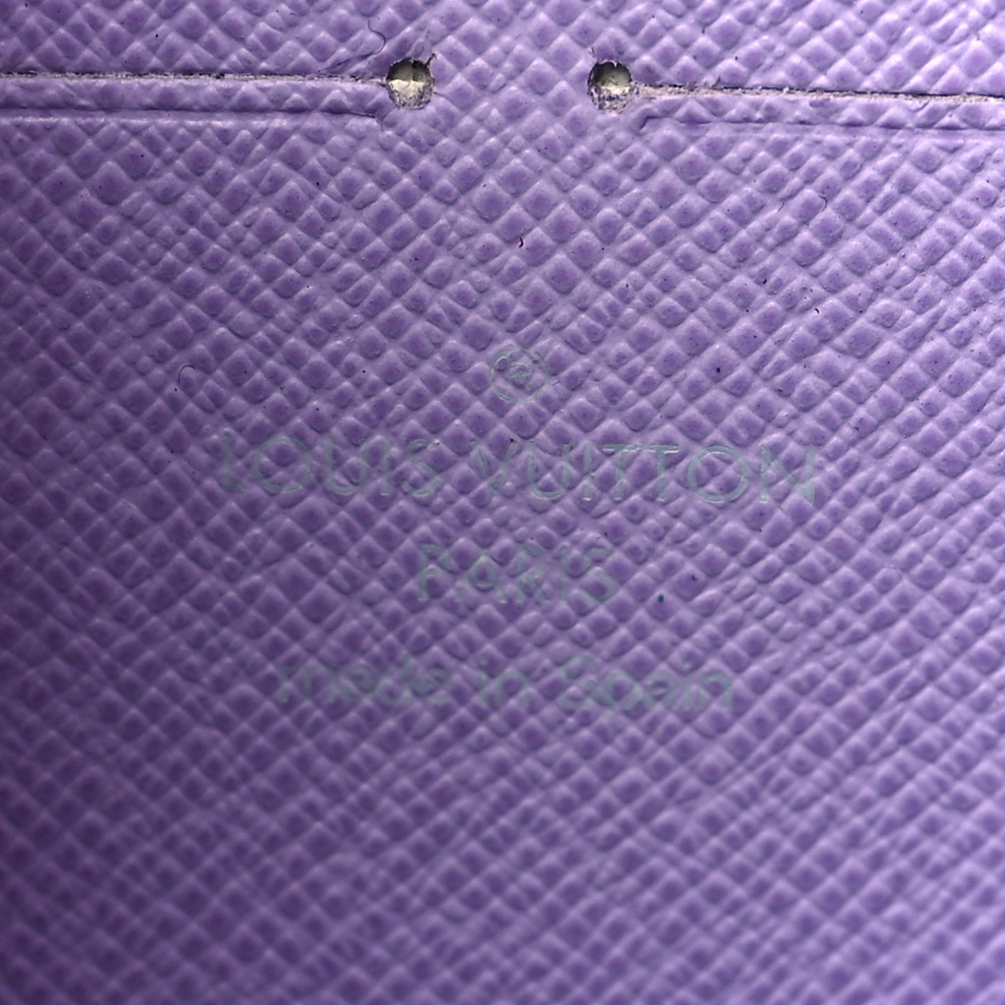 Monogram Multicolor Zippy Wallet Black Violet