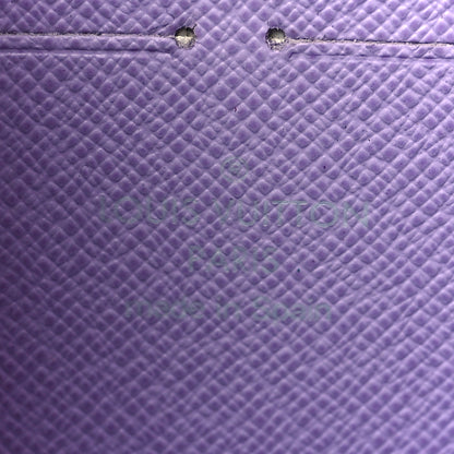 Louis Vuitton Monogram Multicolor Zippy Wallet Black Violet 6 of 6
