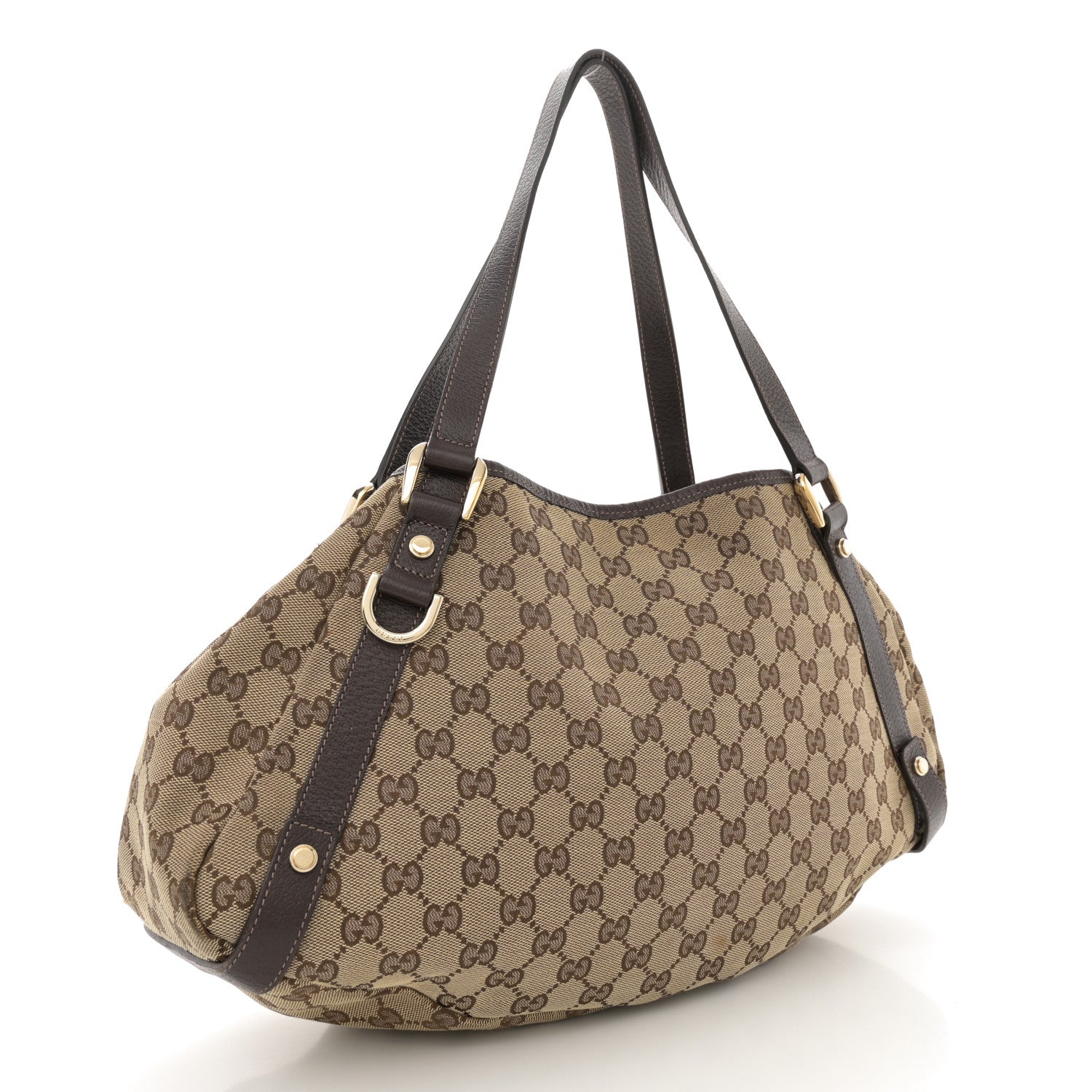 Gucci Monogram Medium Abbey Shoulder Bag Dark Brown 3 of 12