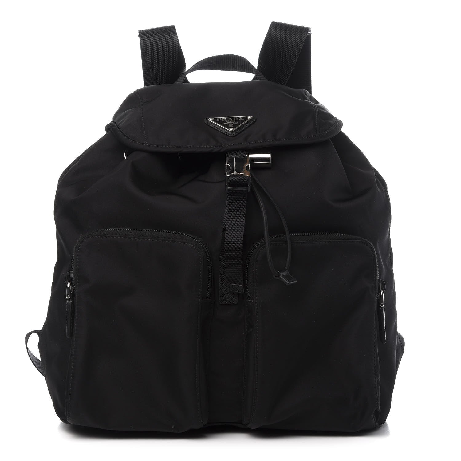 Prada Tessuto Nylon Vela Small Backpack Black 1 of 9