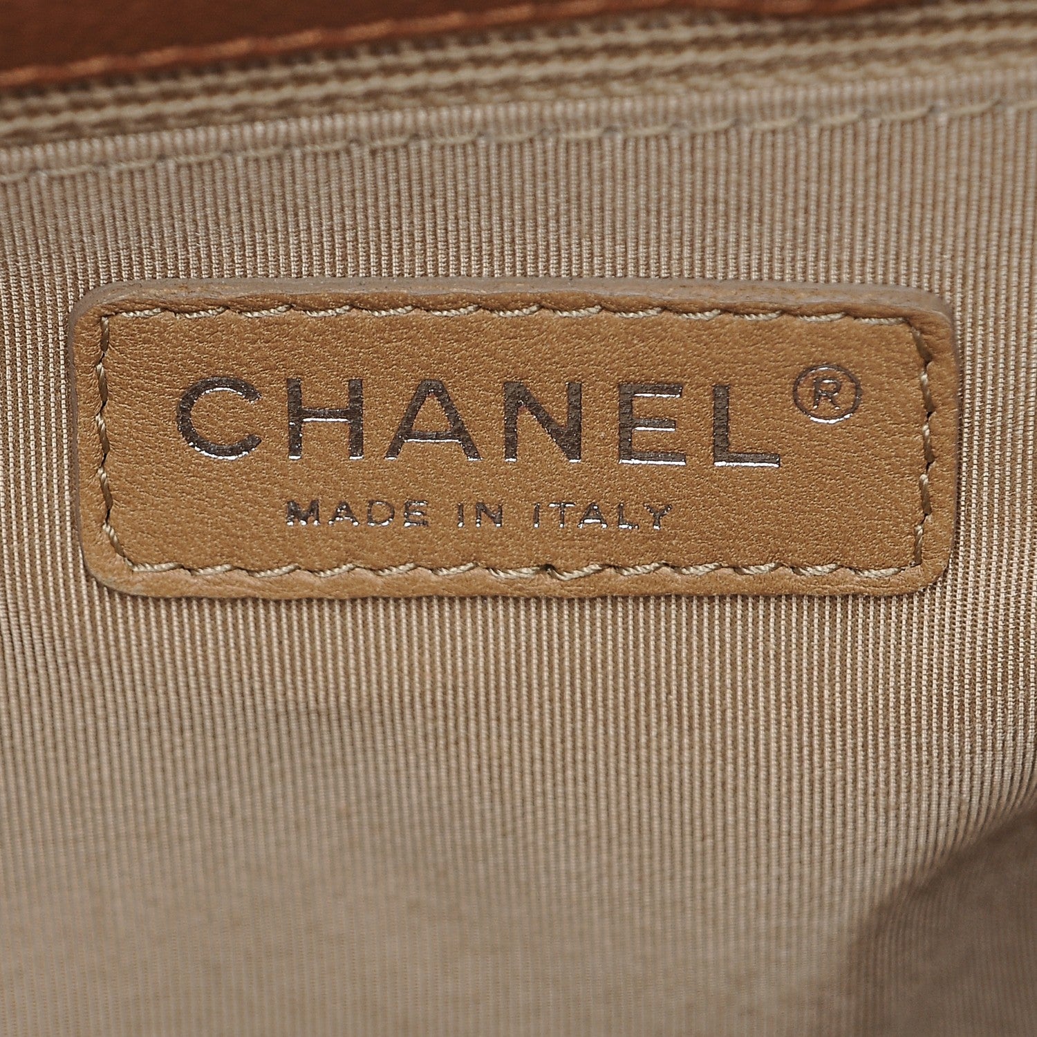 Chanel Caviar Grand Shopping Tote GST Dark Beige 6 of 8