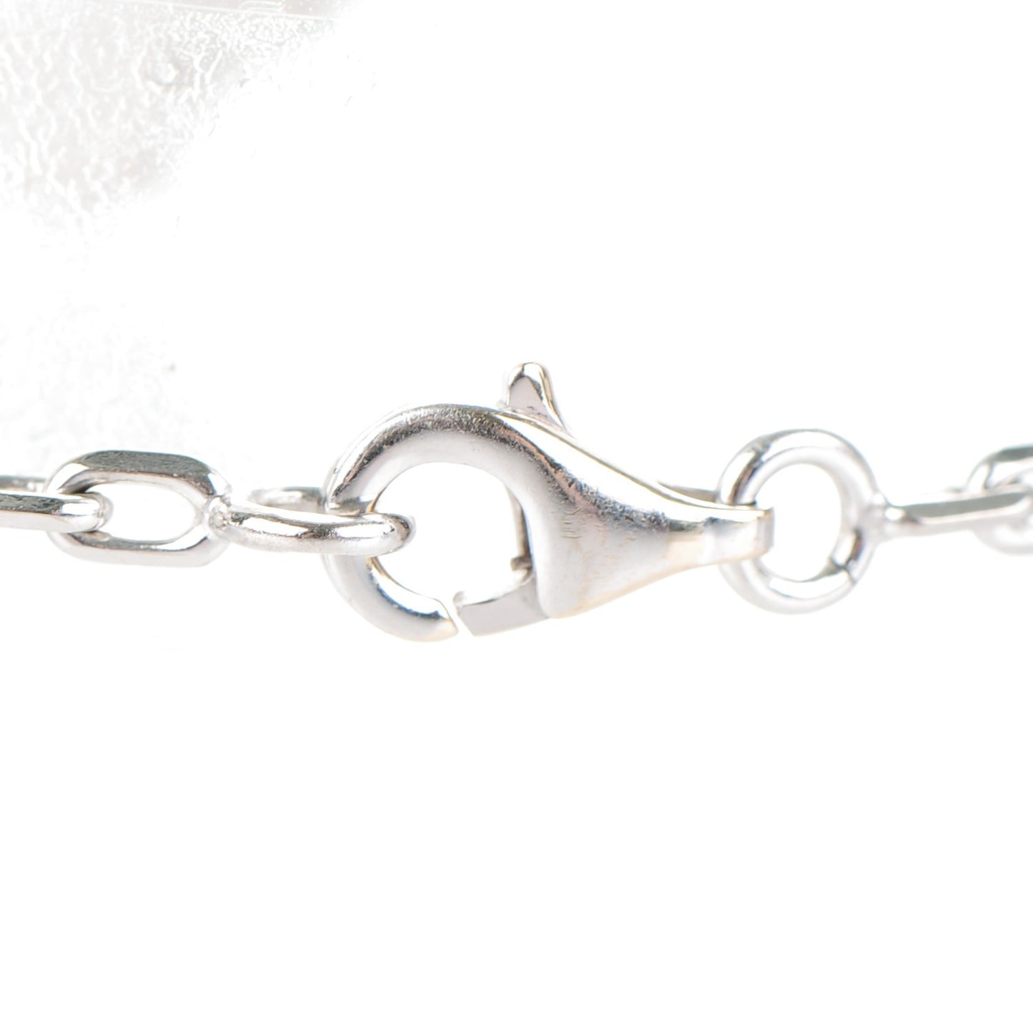 18K White Gold Mother of Pearl 5 Motifs Vintage Alhambra Bracelet
