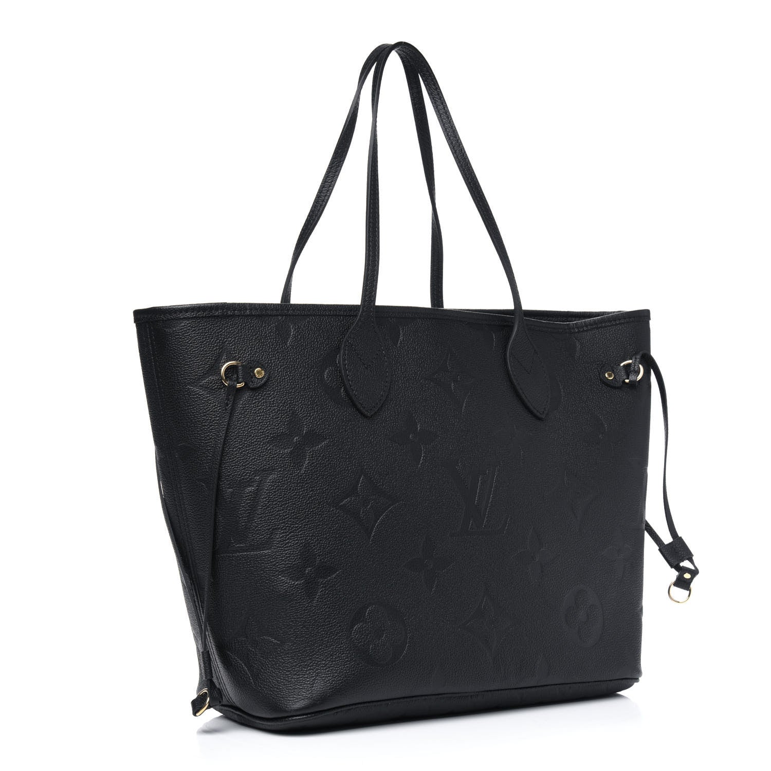 Louis Vuitton Empreinte Monogram Giant Neverfull MM Black 2 of 4