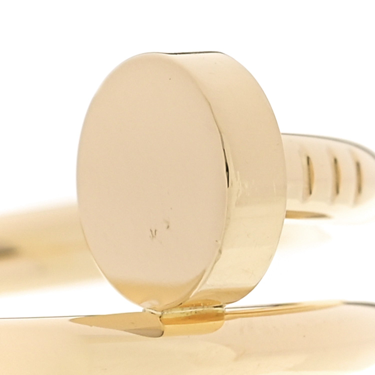 Cartier 18K Yellow Gold Juste Un Clou Ring 56 7.5 4 of 6