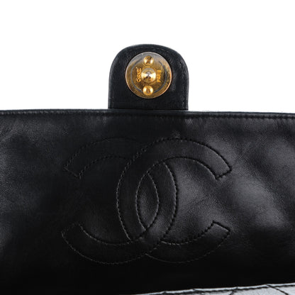 Chanel Lambskin Quilted Medium Single Flap Black 6 of 9