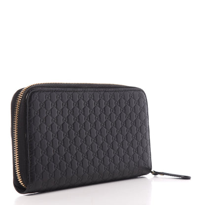 Gucci Microguccissima Zip Around Wallet Black 3 of 10