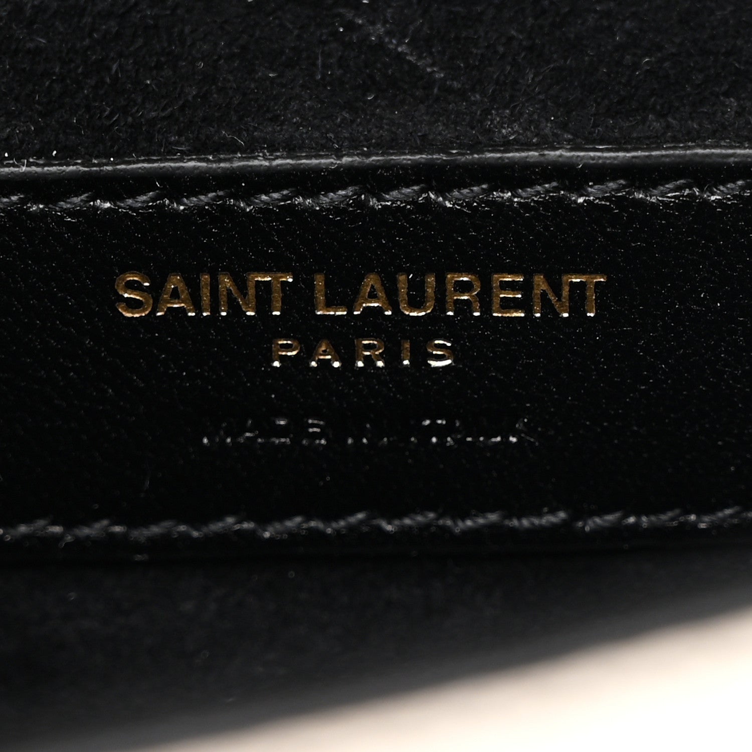 Saint Laurent Metallic Textured Calfskin Classic Monogram Cassandre Clutch Pale Gold 6 of 8