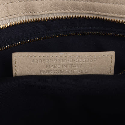 Balenciaga Veau Amp Plate Gold Hardware City Beige Argile 7 of 7