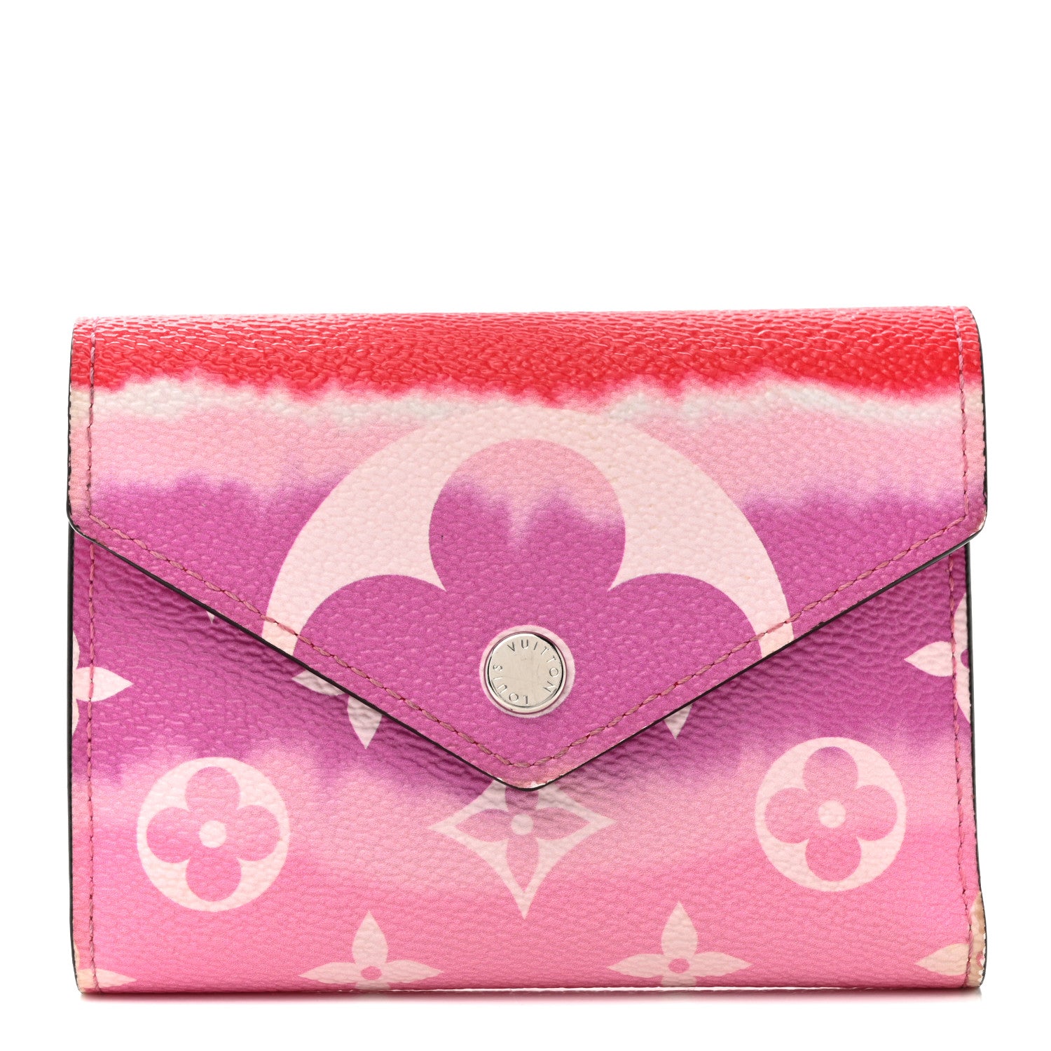 Louis Vuitton Monogram Escale Victorine Wallet Red 1 of 10