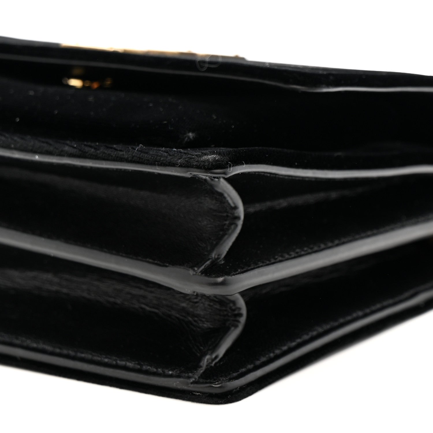 Saint Laurent Velvet Small Monogram Sunset Black 9 of 11