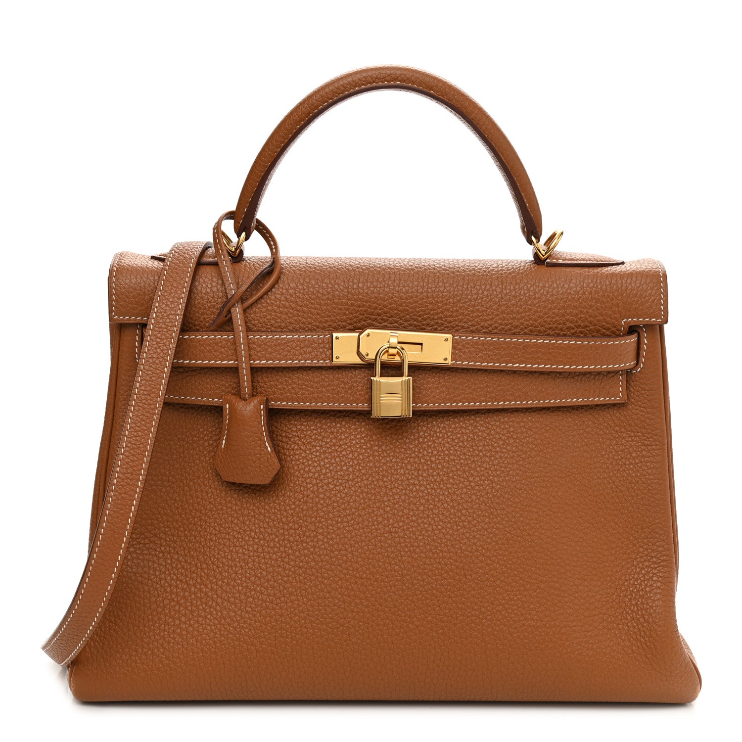 Hermes Togo Kelly Retourne 32 Gold 1 of 16