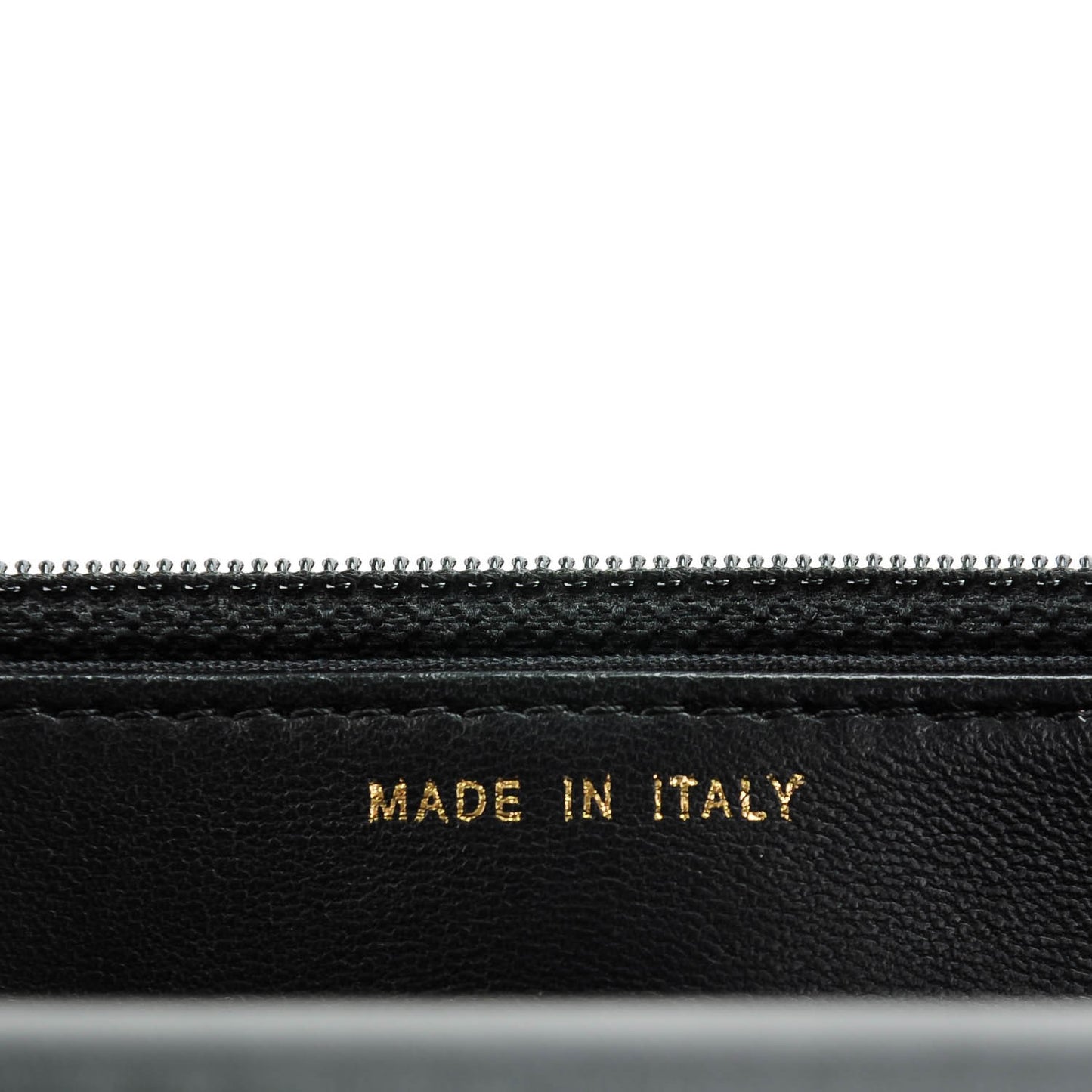 Lambskin Quilted Boy Wallet On Chain WOC Black