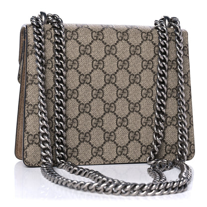 Gucci GG Supreme Monogram Mini Dionysus Shoulder Bag Taupe 3 of 12