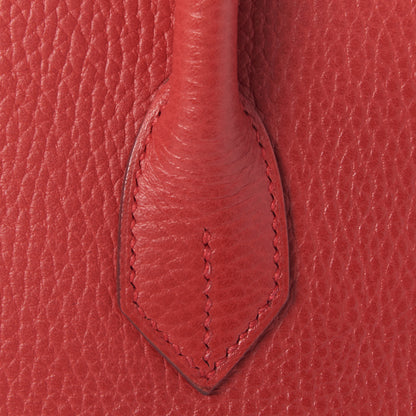 Hermes Ardennes Birkin 35 Rouge Vif 10 of 29