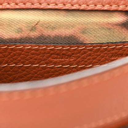 Chloe Calfskin Mini Marcie Round Crossbody Bag Tan 6 of 15