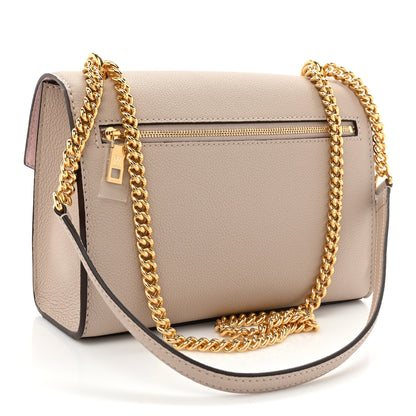 Louis Vuitton Soft Calfskin Mylockme Chain Bag BB Greige 3 of 10