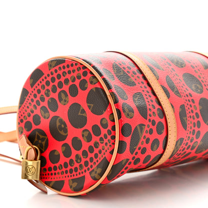 Louis Vuitton Monogram Kusama Pumpkin Dots Papillon 30 Red 9 of 10