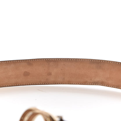 Gucci Calfskin Interlocking G 37mm Belt 85 34 Black 7 of 9
