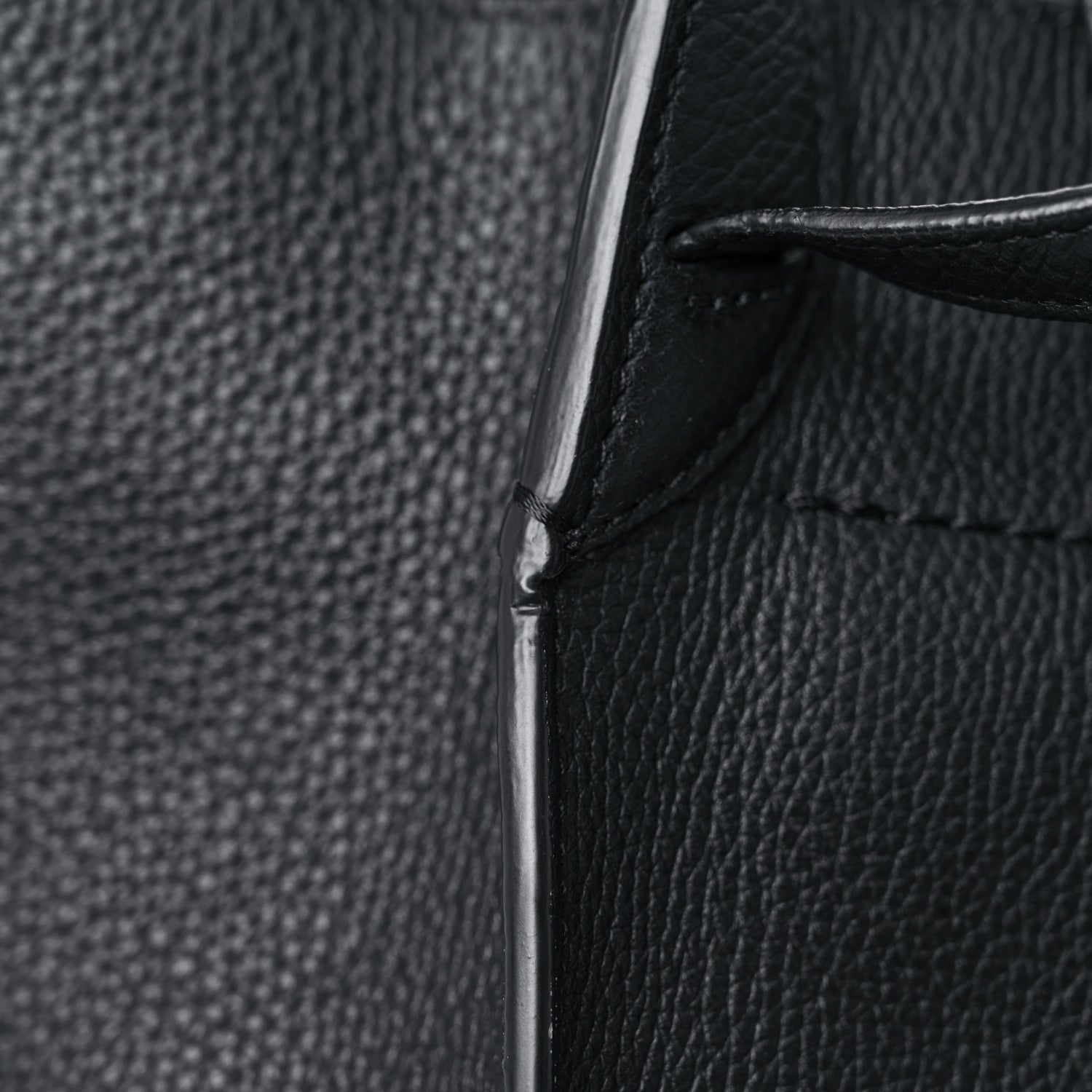 Celine Supple Grained Calfskin Small Long Strap Big Bag Black 13 of 14