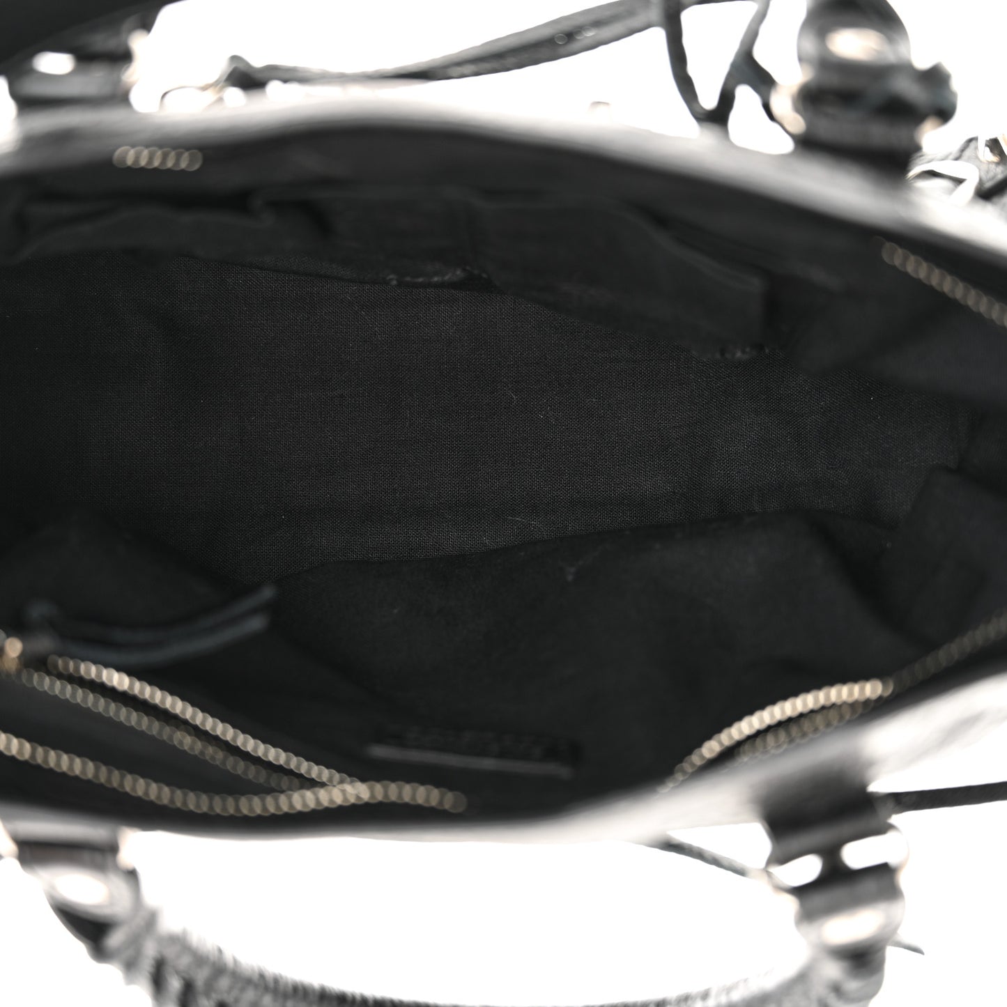 Agneau Classic Silver Hardware S City Black
