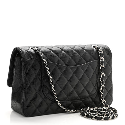 Chanel Caviar Quilted Medium Double Flap Black 3 of 10