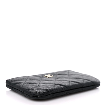 Chanel Caviar Quilted Small Cosmetic Case Black 4 of 10