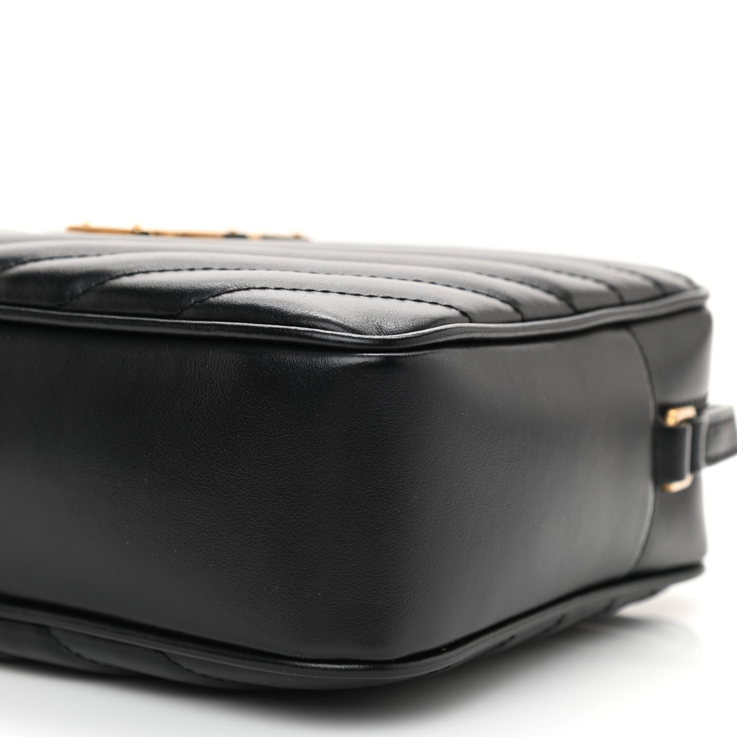 Calfskin Matelasse Monogram Lou Camera Bag Black
