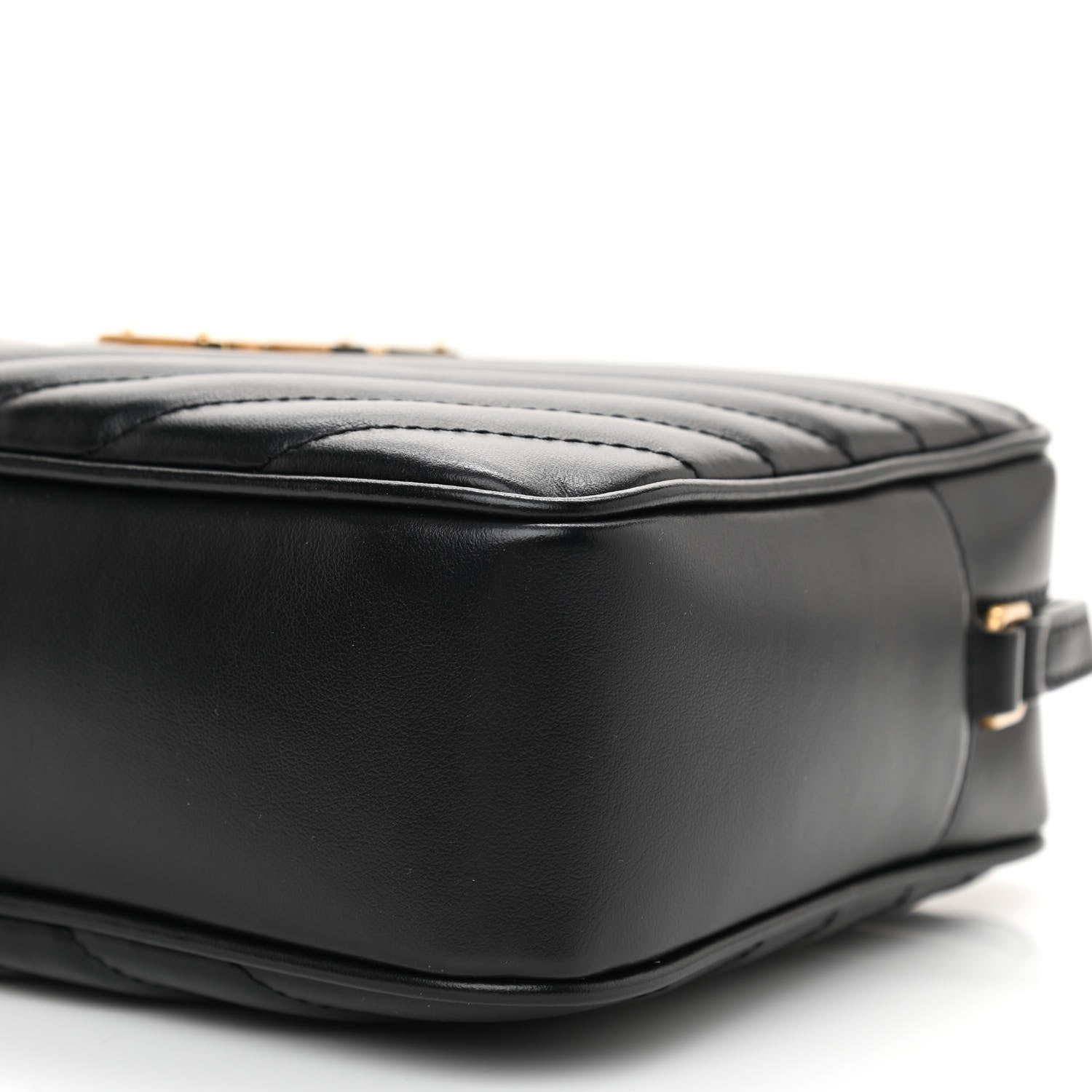 Saint Laurent Calfskin Matelasse Monogram Lou Camera Bag Black 8 of 8