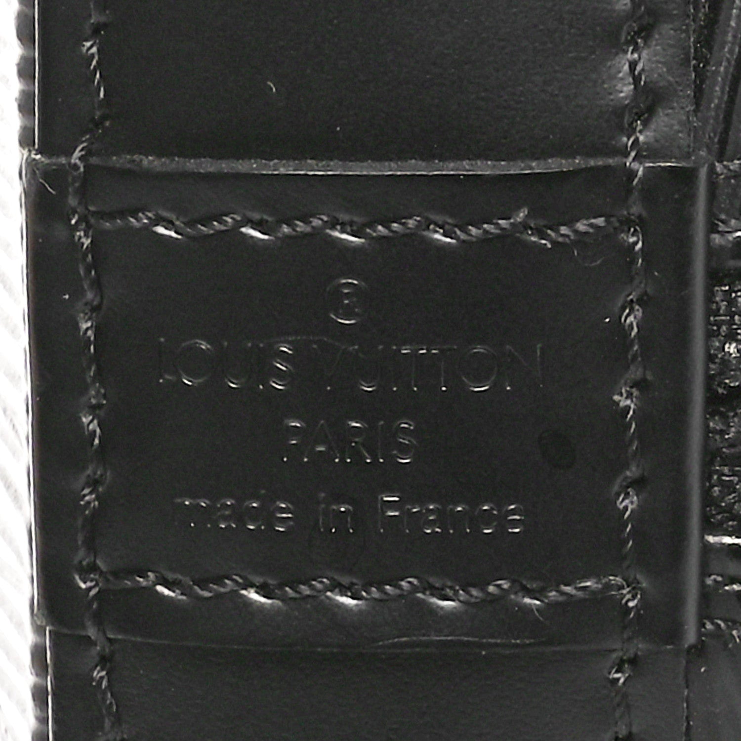 Louis Vuitton Epi Alma PM Black 6 of 9