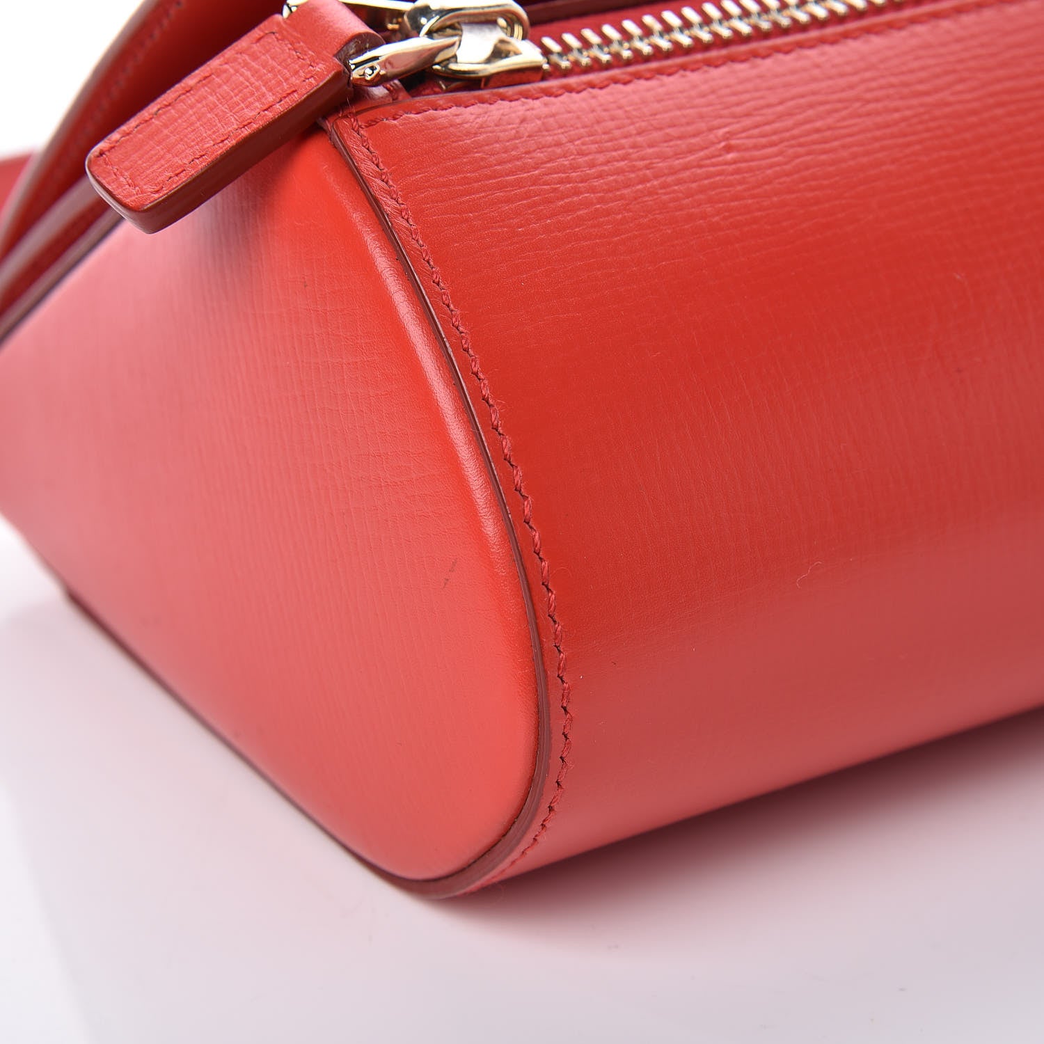 Givenchy Textured Calfskin Mini Pandora Box Crossbody Bag Red 9 of 10