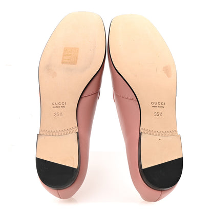 Gucci Calfskin Horsebit Loafers 35.5 Soft Pink 6 of 10