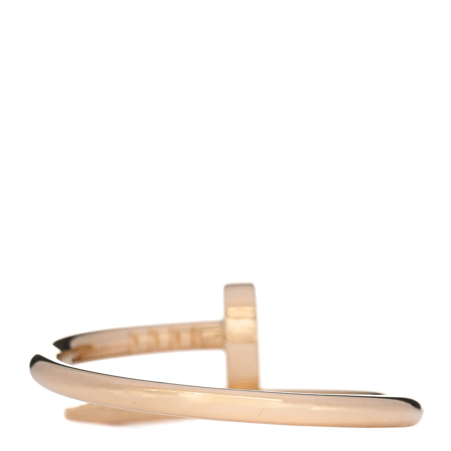 Cartier 18K Yellow Gold Small Juste Un Clou Ring 54 6.75 3 of 4
