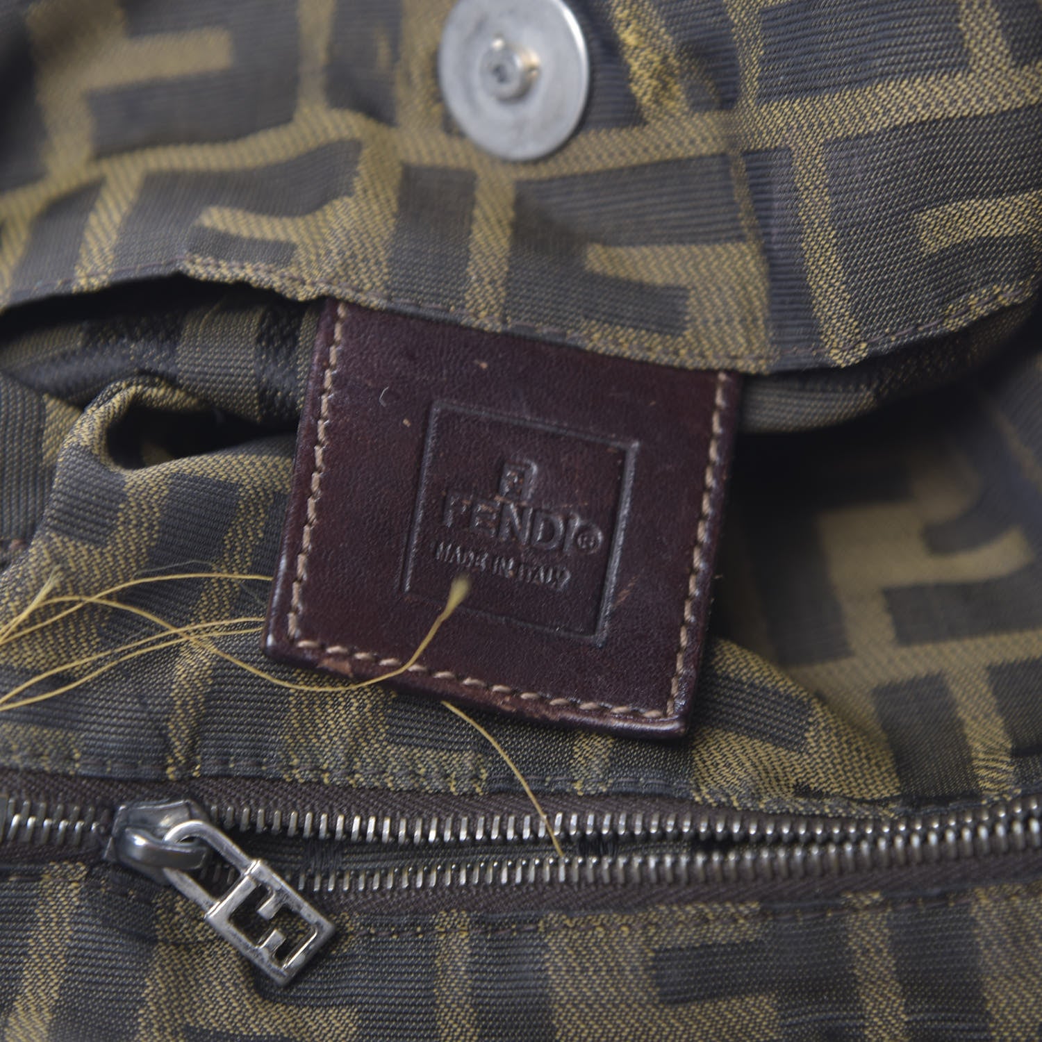 Fendi Zucca Tote Tobacco 6 of 13