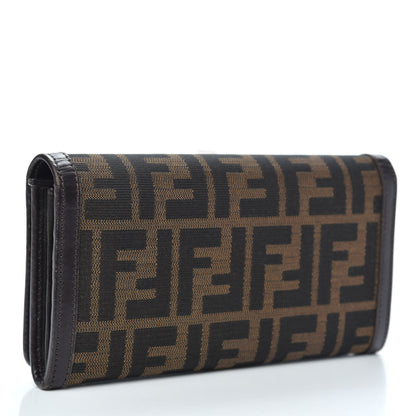 Fendi Zucca Continental Wallet Tobacco Moro 3 of 11