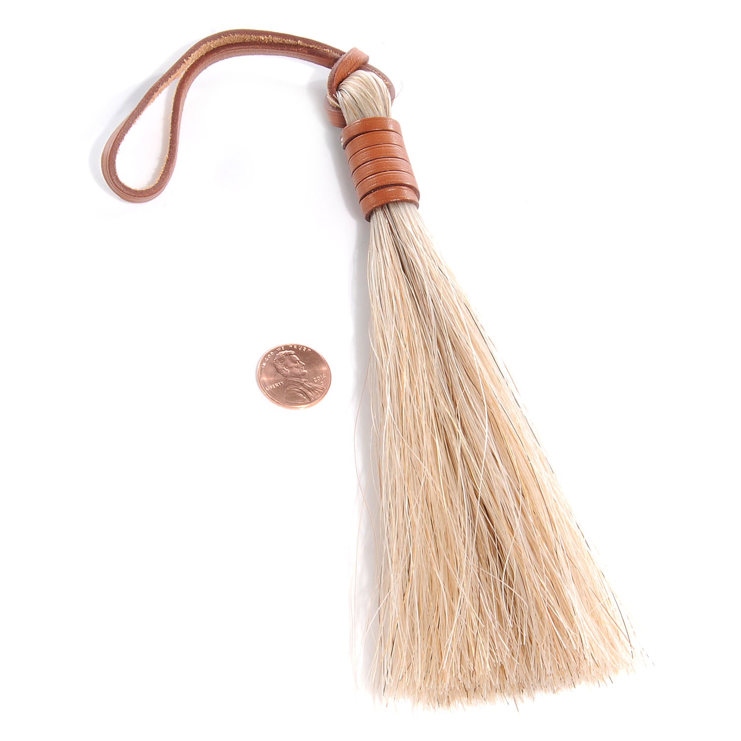 Hermes Horse Hair Natural Barenia Paddock Tassel Bag Charm 2 of 3