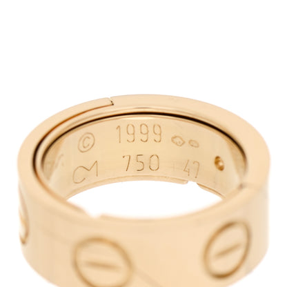 Cartier 18K Yellow Gold 7mm Astro LOVE Ring 47 4.25 6 of 6